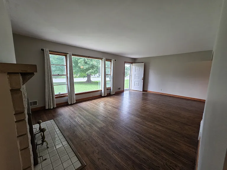Living Room Looking To Front Of House