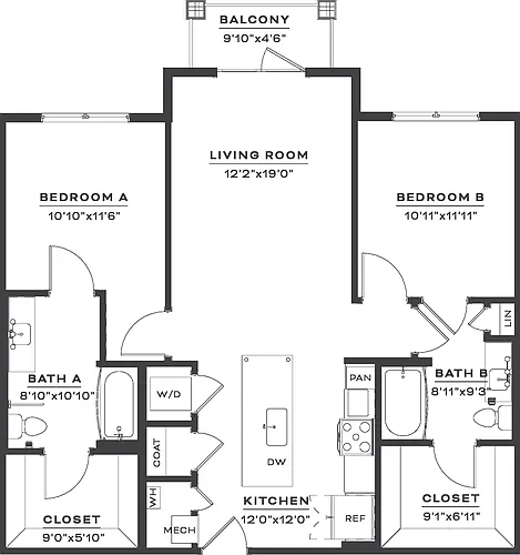 Floor plan B1