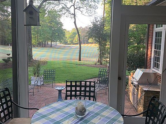 Golf course view from porch