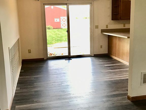 Dining area with kitchen counter bar seating