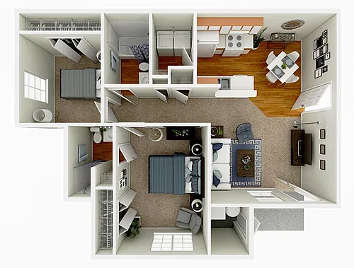 Floor plan DFC - 2X2 - MKT