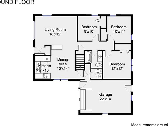 1st Floor floorplan