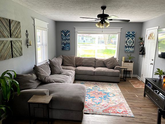 Living Room and Front Door.