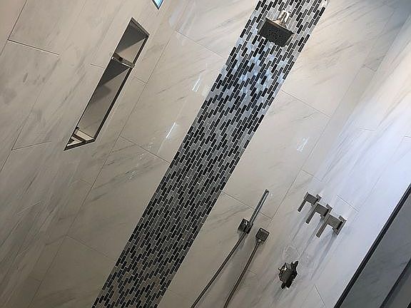 Remodeled master bath 