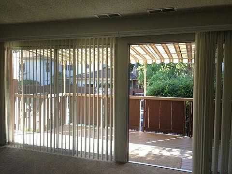 Double Sliding Doors in Family Room