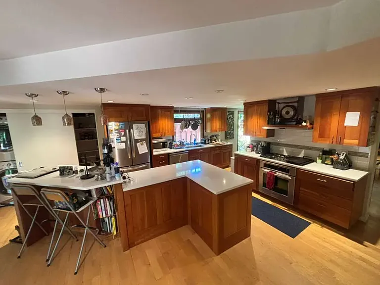 Modern large kitchen with new appliances