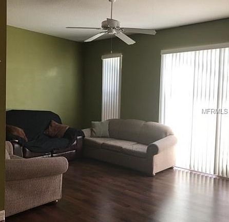 Living room with laminate flooring