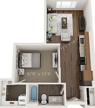 A1 Floorplan - 3D A1 Floorplan - 3D