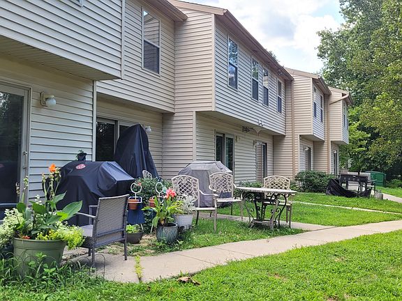 Patio areas out side of the sliding glass door!