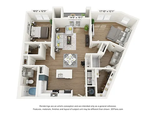 Floor plan The Bradley