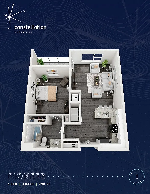 Floor plan B1-Pioneer