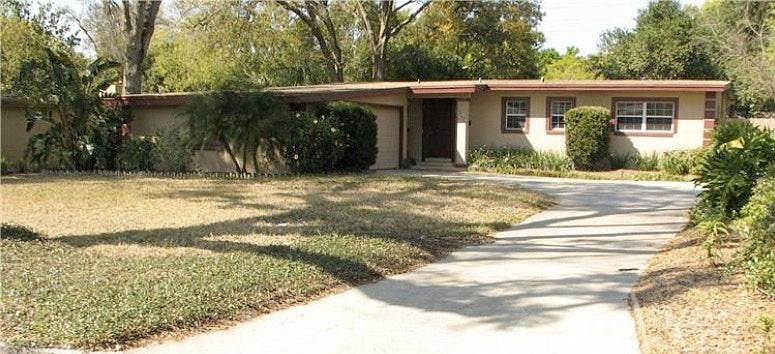 front yard and driveway