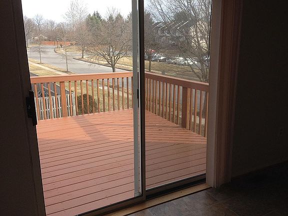 Large deck off kitchen