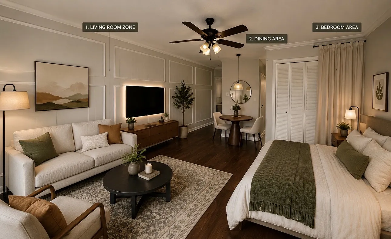 Studio, 625 sqft, $700 — Photo 2