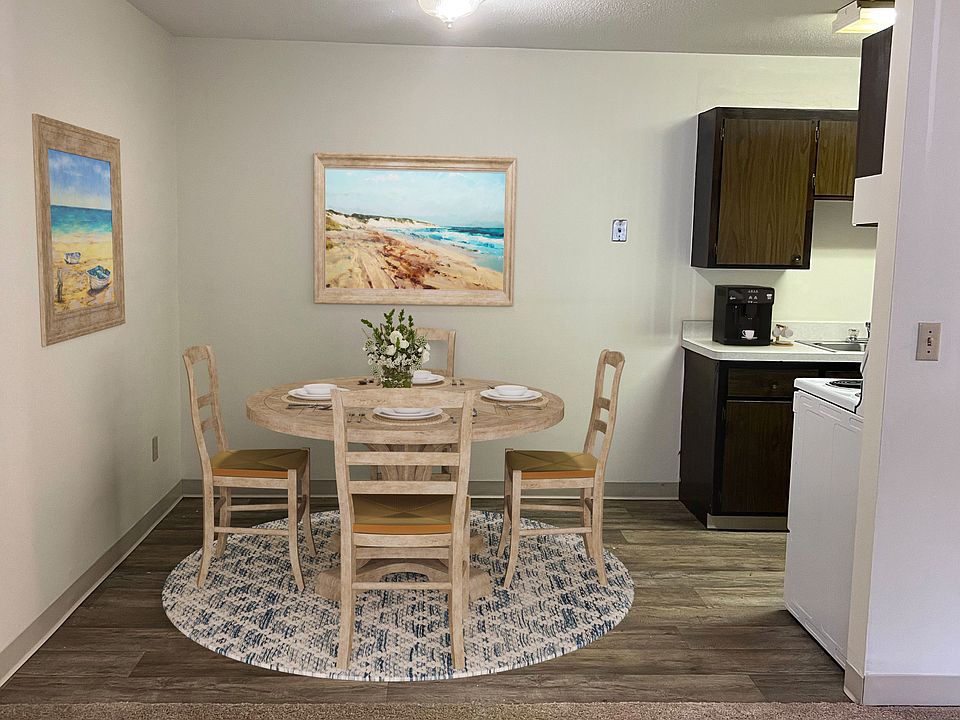 Dining rooms are large enough for a table of choice!
