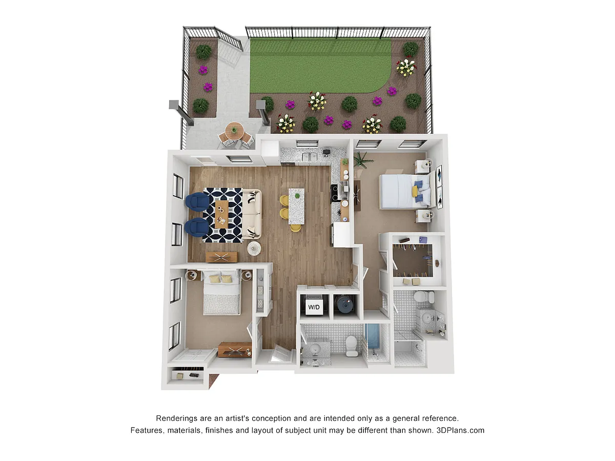 Floor plan 2 Bedroom