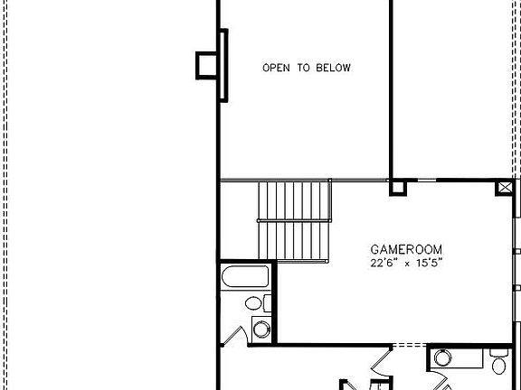 floor plan second level