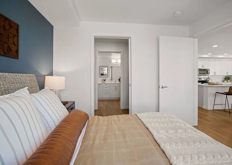 2-Bedroom Model - Main Bedroom with Walk-Through Closet