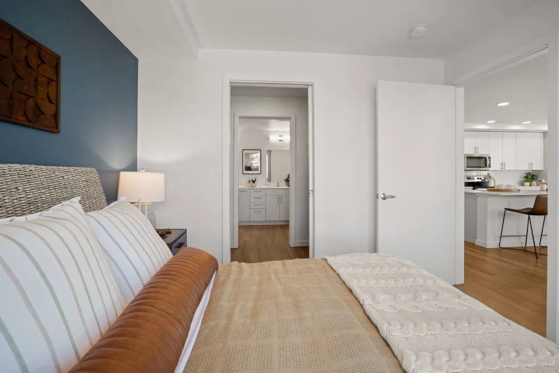 2-Bedroom Model - Main Bedroom with Walk-Through Closet