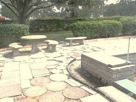 PATIO  IN BACK YARD