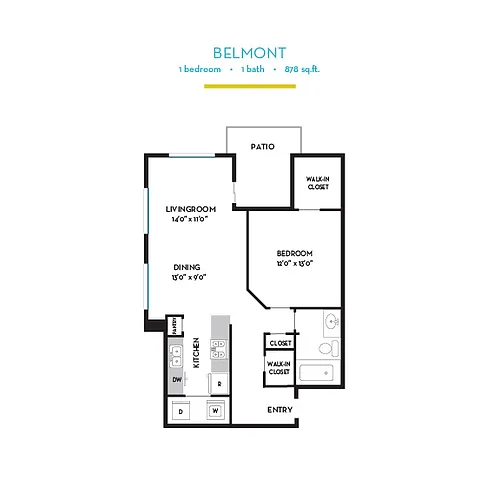 Floor plan Belmont