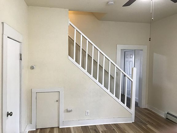 living room and stairs