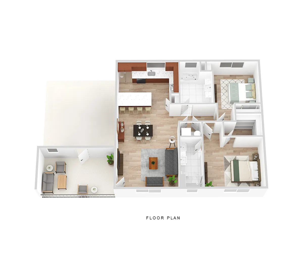 Floor plan B-100