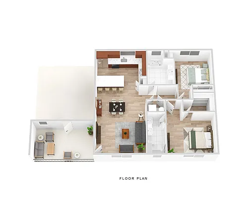 Floor plan B-100