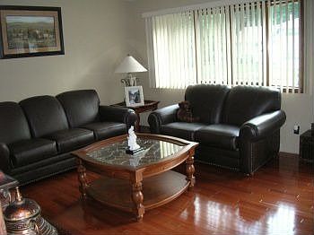 Beautiful neutral design with solid hardwood floor