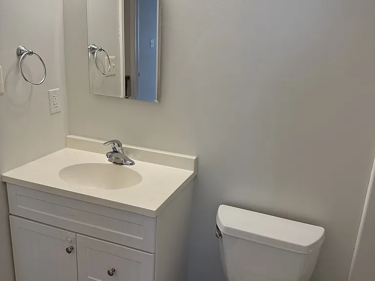 Upstairs Bathroom Vanity and Toilet