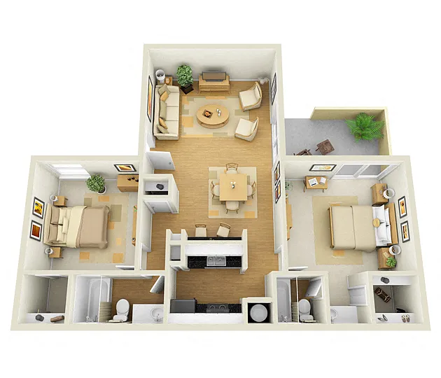 Floor plan Renoir