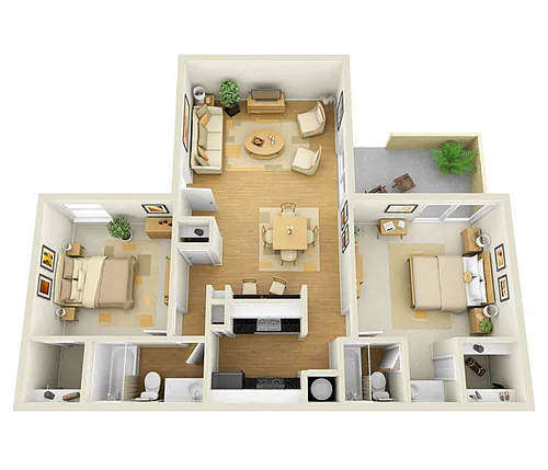 Floor plan Renoir