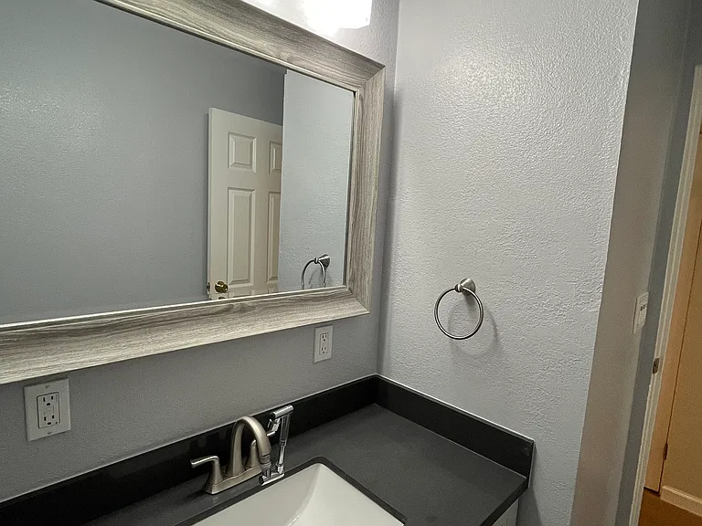Hallway bathroom