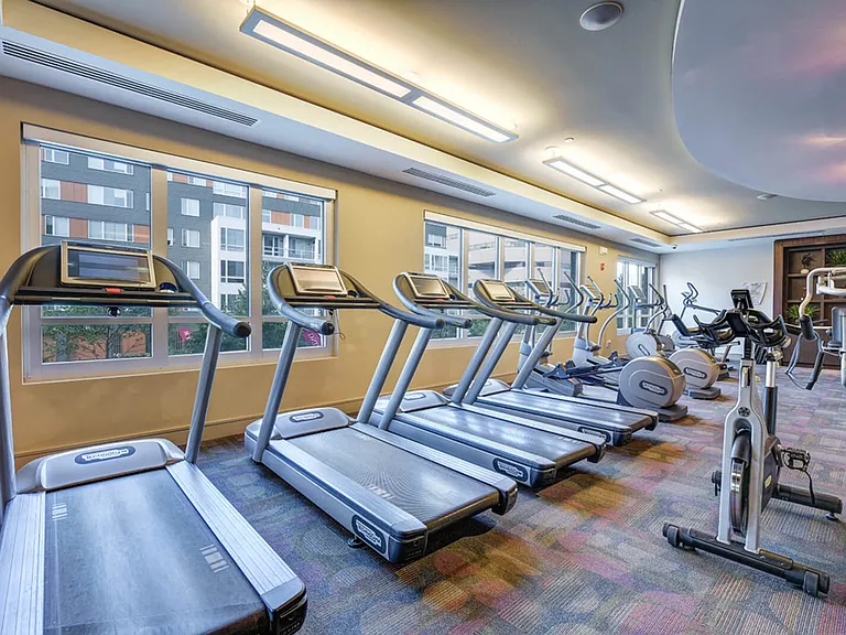 State of the art techno gym equipment in our 24/7 fitness center