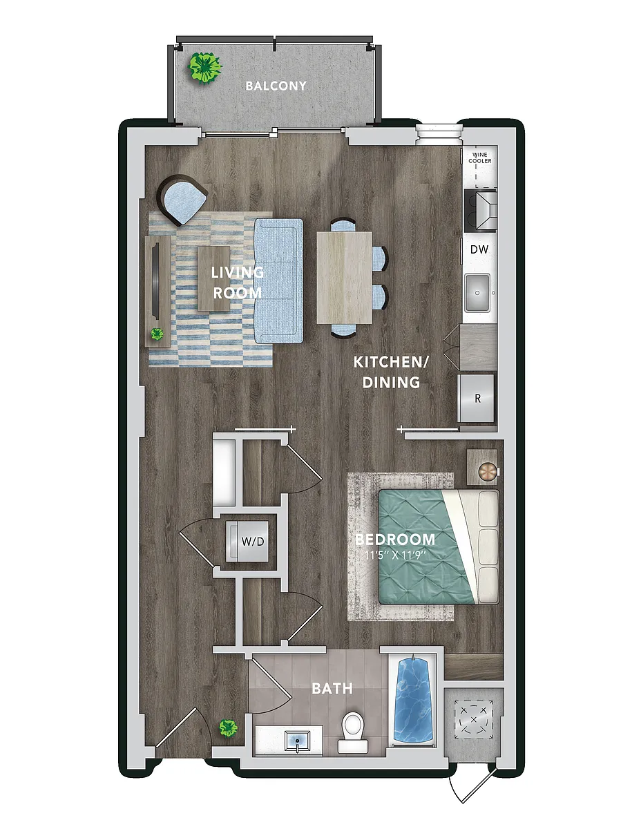Floor plan A2a