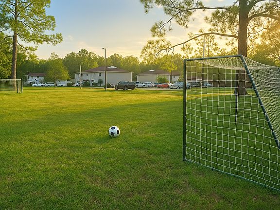 Golden Hour at the Soccer Field