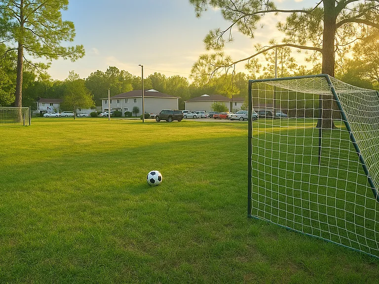 Golden Hour at the Soccer Field