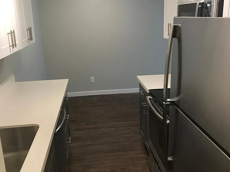 Kitchen and dining room area