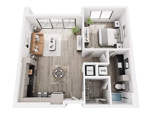 Floor plan A16 Renovated