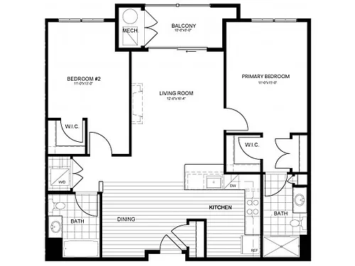 Floor plan B2A