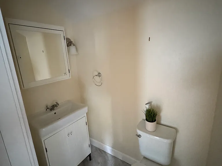 half bathroom off dining room