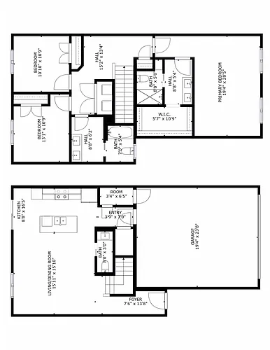 Floor plan 3 Bedroom