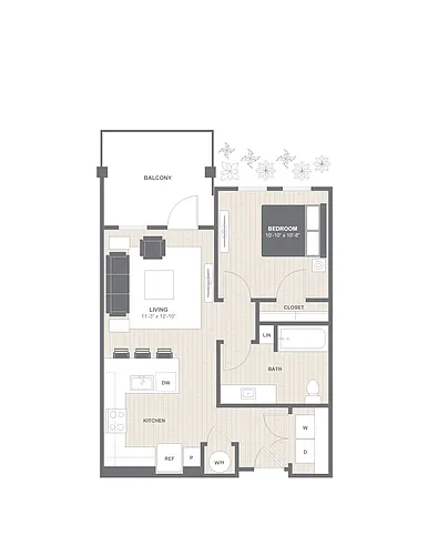 Floor plan B1A