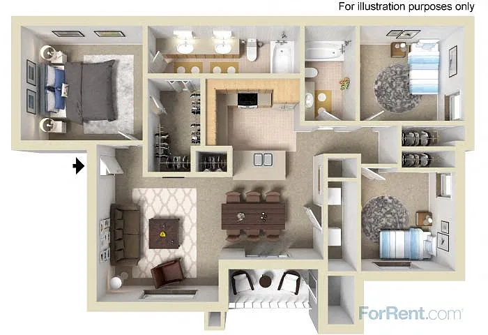 Floor plan 3A