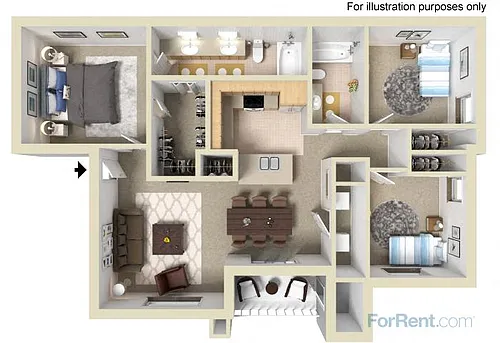 Floor plan 3A