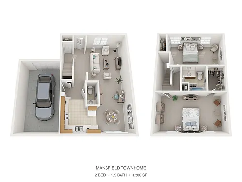 Floor plan Mansfield Townhome
