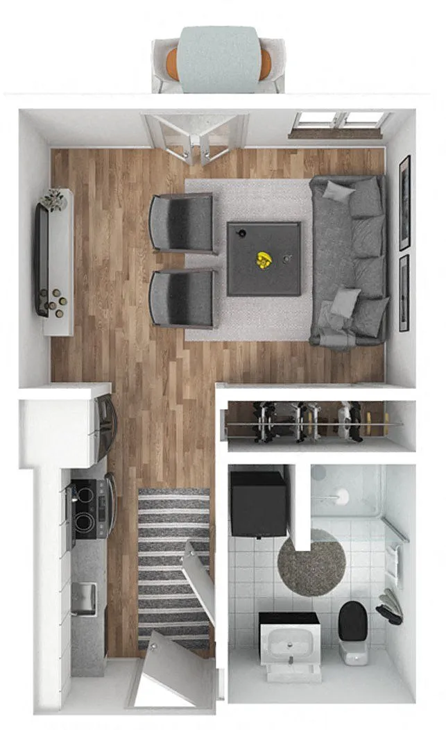 Floor plan Studio A.4