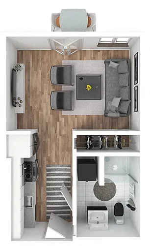 Floor plan Studio A.4