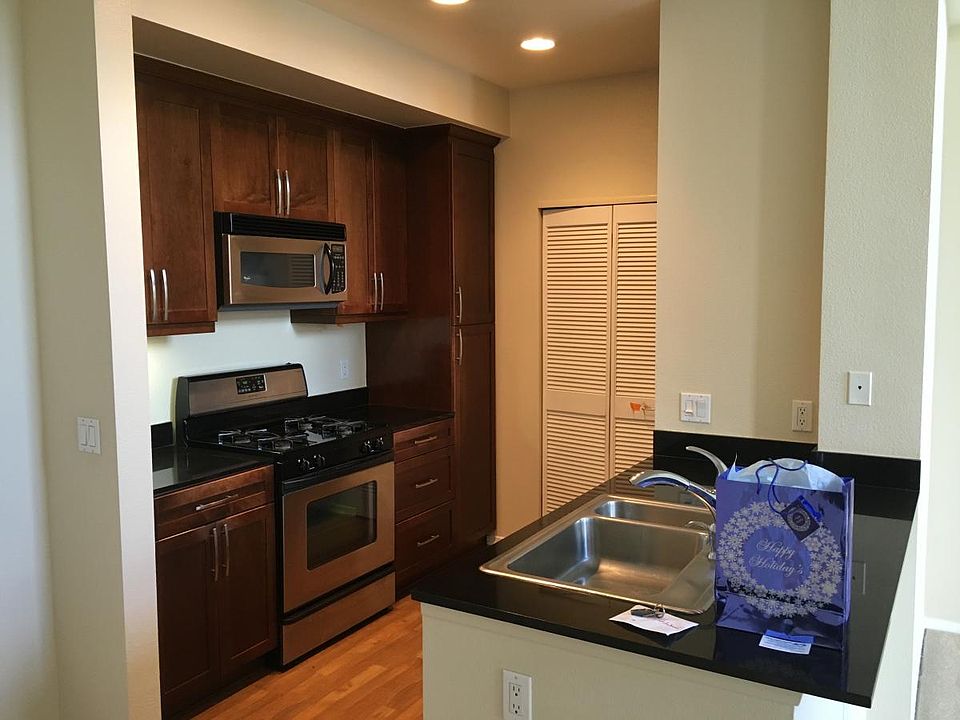 Kitchen area (laundry behind closet)