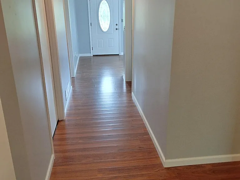 All floors are vinyl laminate for easy cleaning